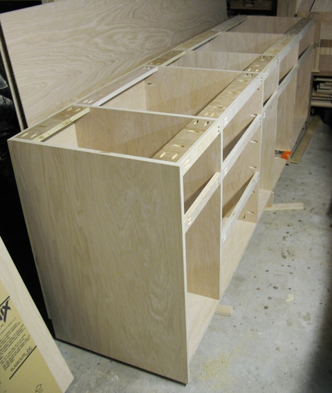 Kitchen Cabinet Carcass Construction